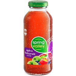 Spring Valley Apple Blackcurrant Juice 300ml Pack of 24
