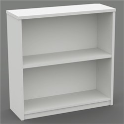 OM Classic Bookcase 900H x 900W x 320mmD 1 Shelf All White