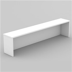 OM Classic Reception Desk Hob 1500W x 300D x 380mmH All White