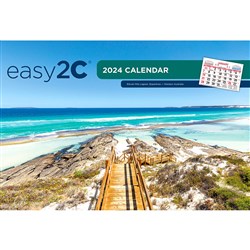 Easy 2C Wall Calendar Month To View 324X220mm
