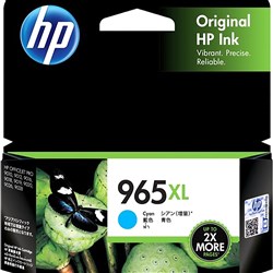 HP 965 XL Ink Cartridge High Yield Cyan 3JA81AA