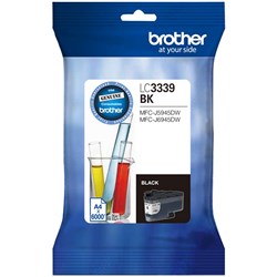 Brother LC 3339 XL Black Ink 6000 Page Yield LC-3339 LC3339