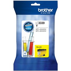 Brother LC 3339 XL Yellow Ink 5000 Page Yield LC-3339 LC3339