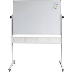 Rapidline Commercial Mobile Whiteboard 1200 x 900mm magnetic