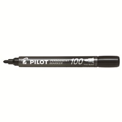 Pilot SCA-100 Permanent Marker Bullet 1mm Black