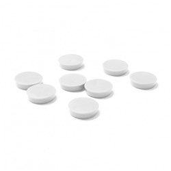 Visionchart Super Magnets For Glass Boards 30mm White Pack of 5