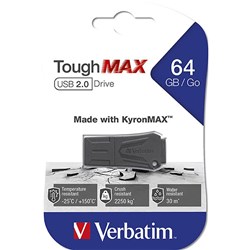 Verbatim Toughmax USB Drive USB 2.0 64GB