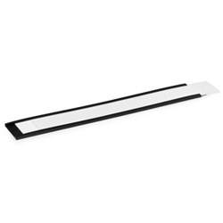 Durable Magnetic C-Profile Strips 30x200mm Charcoal Pack of 50