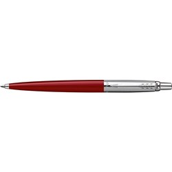 Parker Jotter Originals Ballpoint Pen Red Barrel Stainless Clip Refill Blue
