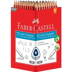Faber-Castell Junior Grip Pencils HB Triangular Pack of 72