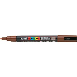 Uni-Ball POSCA Poster Marker Fine 1.3mm Bullet BROWN