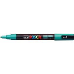 Uni-Ball POSCA Poster Marker Fine 1.3mm Bullet EMERALD GREEN