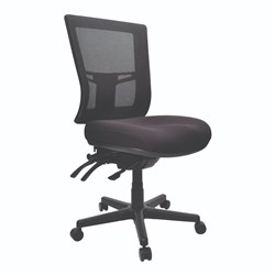 Buro Metro II Mesh Back Task Chair No Arms Seat Slide Black