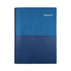 Collins Vanessa Financial Year Diary A4 Week To View Blue 2024/2025
