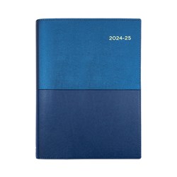Collins Vanessa Financial Year Diary A5 Week to View Blue 2024/2025