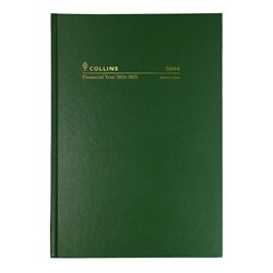 Collins Financial Year Diary A6 Week to View Green 2024/2025