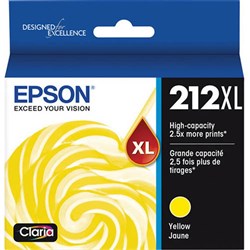 Epson 212XL Ink Cartridge High Yield Yellow E212