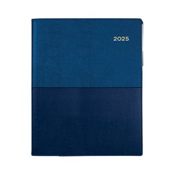 Collins Vanessa Diary Week To View Quarto Blue 2025