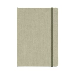 Debden Designer Diary Day To A Page A5 Textured Fabric Green 2025