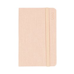 Debden Designer Diary Week To View D36 Textured Fabric Peach 2025