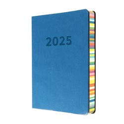 Collins Edge Diary Day To A Page A5 Light Blue 2025