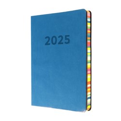 Collins Edge Diary Week To View A5 Light Blue 2025