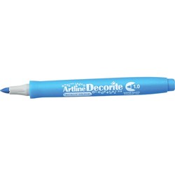 Artline Decorite Markers 1.0mm Bullet Metallic Blue Box of 12