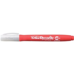 Artline Decorite Markers 3.0mm Chisel Standard Red Box of 12