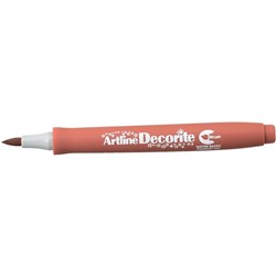 Artline Decorite Brush Markers Standard Brown Box Of 12