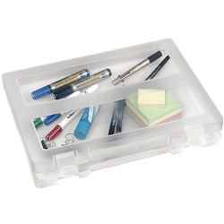 Marbig Plastic Clear Case A4 with Handle