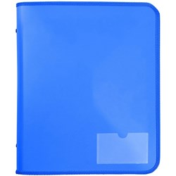Marbig Zipper Binder A4 Tech Case 25mm 2D Blue