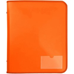 Marbig Zipper Binder A4 Tech Case 25mm 2D Orange