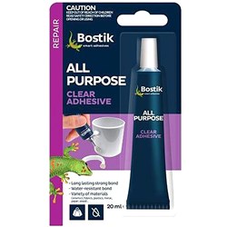 Bostik All Purpose Adhesive 20ml Clear