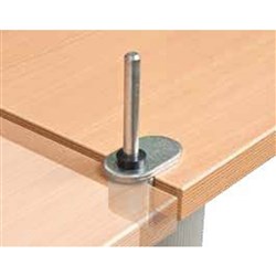 Sylex Ice Screen Desk Edge Clamp Silver