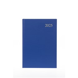 Collins Essential Diary A5 Day To Page Blue 2025