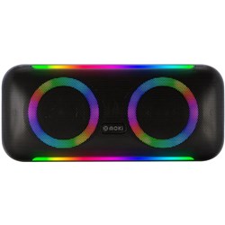 Moki Pro Portable Street Party 2 x 10W Wireless LED Speaker With True Wireless Stereo