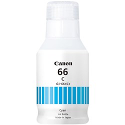 Canon GI-66C Cyan Ink Bottle Cyan