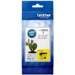Brother LC 436 XL Yellow Ink 5000 Page Yield LC-436 LC436