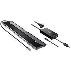 J5Create JCD543P USB-C Triple Display Docking Station with 100W Power Delivery Adapter