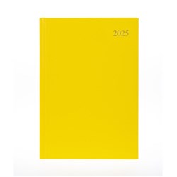 Collins Essential Diary A4 Week to view Yellow 2025