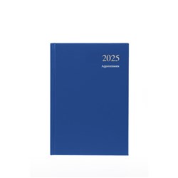 Collins Appointment Diary A5 Day To Page Blue 2025