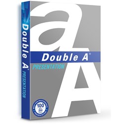 Double A Presentation Paper A4 100gsm White Ream of 200