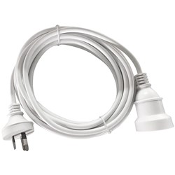 8Ware Power Extension Cable Male to Female 5m Black