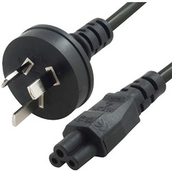 8Ware Clover Leaf AU Power Cable 2m Black