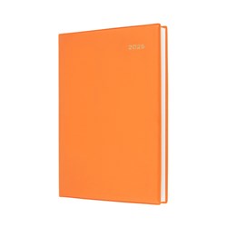 Collins Belmont Colours Diary A5 Day to Page Orange 2025