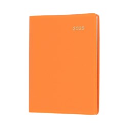 Collins Belmont Colours Diary A7 Week to View with pencil Orange 2025