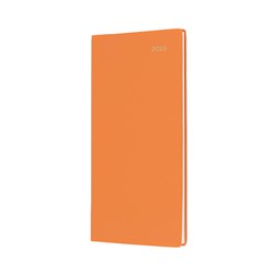 Collins Belmont Colours Diary B6/7 Slimline Week to View Orange 2025