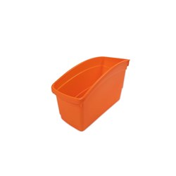 Visionchart Plastic Book Tub Orange