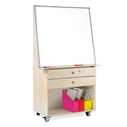 Visionchart Read Write & Store Centre Mobile Teaching Centre Whiteboard 800mm x 900mm