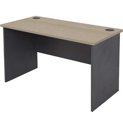 Rapid Worker Open Desk 1800W x 750D x 730mmH Natural Oak & Ironstone